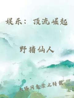 娱乐：顶流崛起